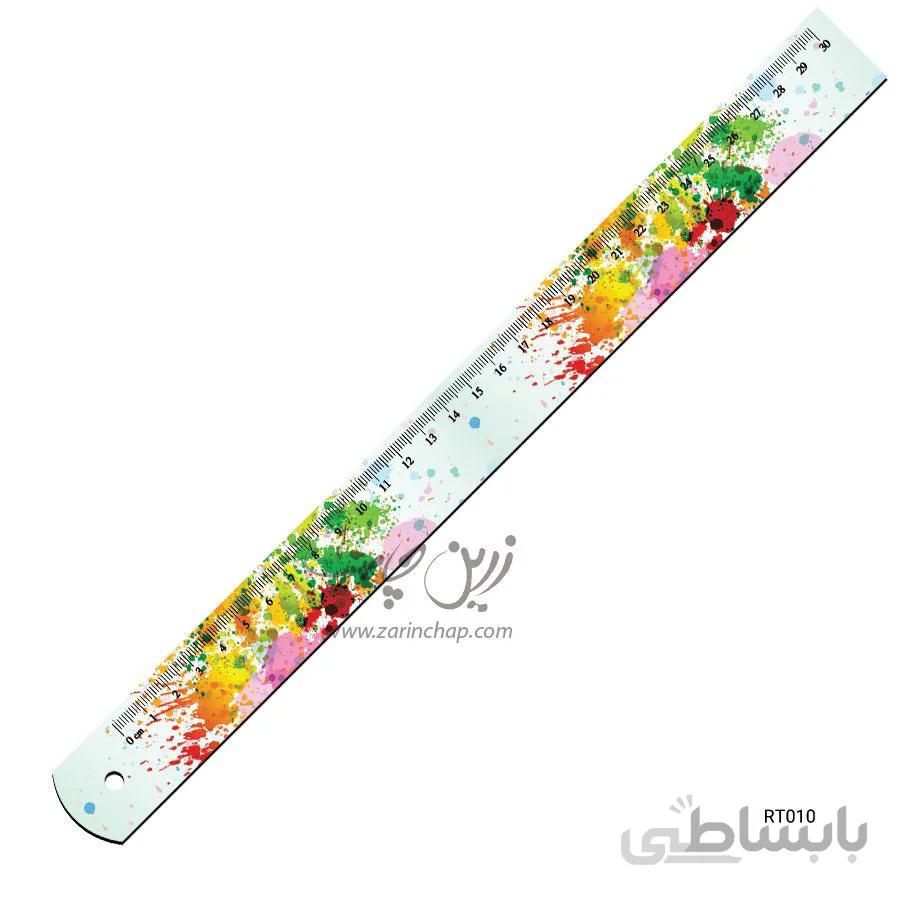 خط کش ۳۰ سانتی MDF طرح RT010