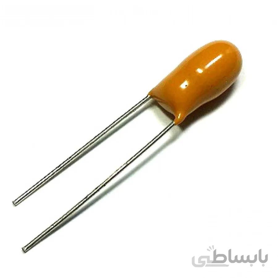 خازن تانتالیوم 33 میکروفاراد 20 ولت %10±