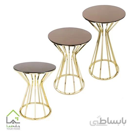 میز عسلی ژاریس مجموعه سه عددی
