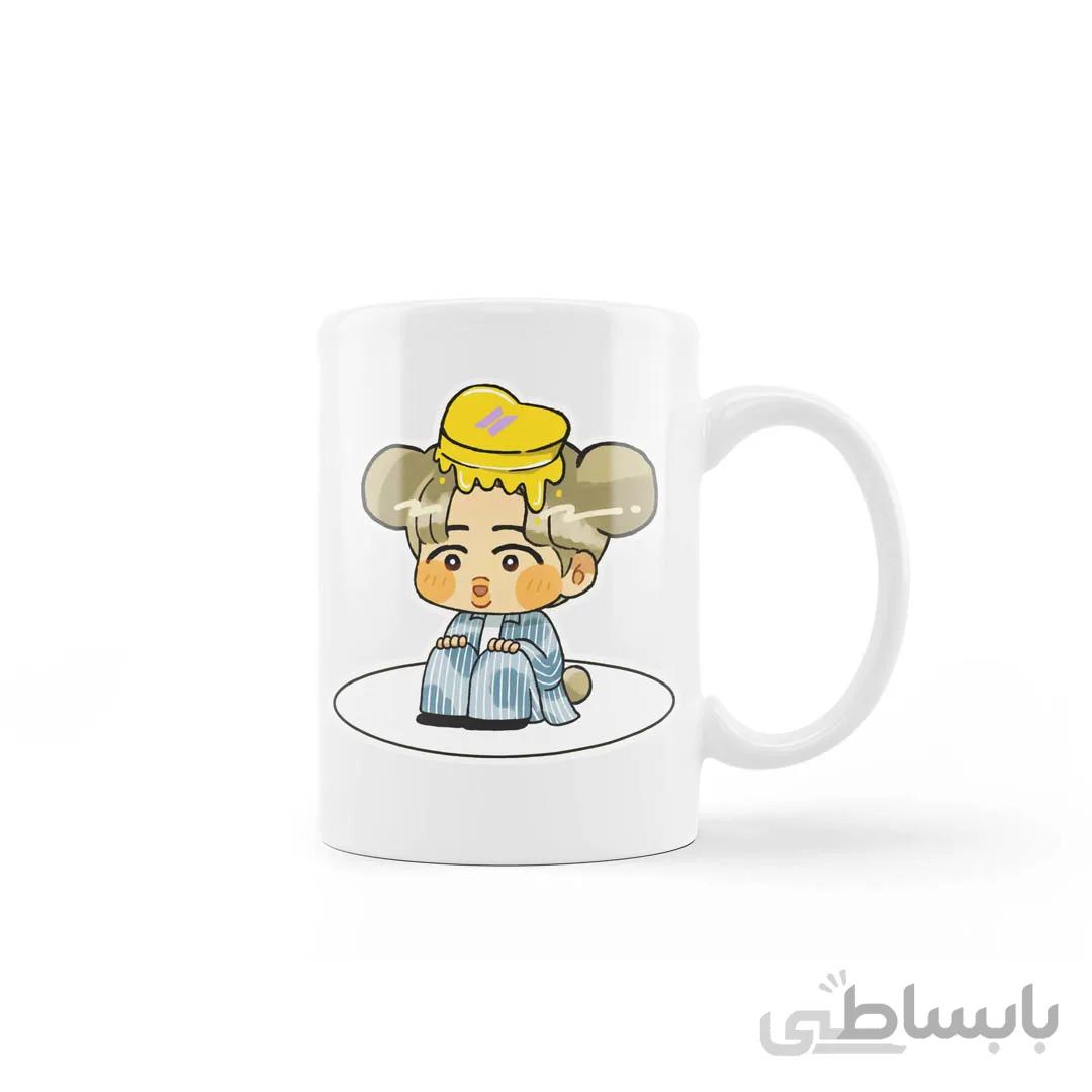ماگ BTS طرح BT21 کد 2040029