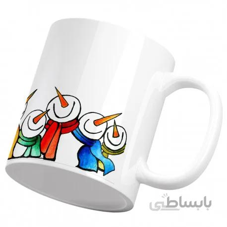 ماگ سرامیکی کریسمس آدم برفی