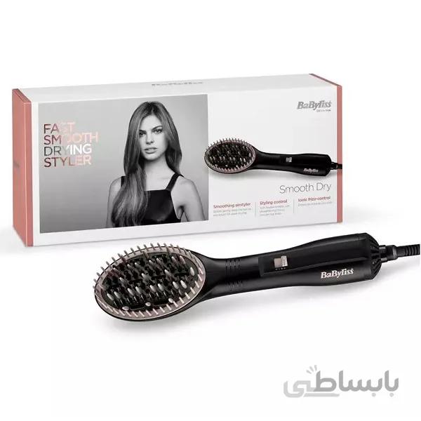 برس حالت دهنده بابیلیس مدل 2772U | خشک کننده مو، ضد وز | 600 وات ا BaByliss Fast Smooth Drying Styler 600W - Black (2772U)