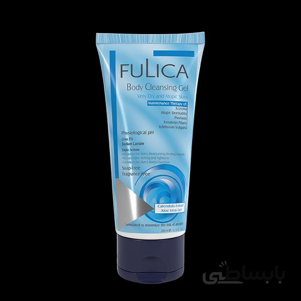 شامپو بدن پوستهای خشک فولیکا ا FULICA BODY CLEANSING GEL FOR DRY SKIN FULICA