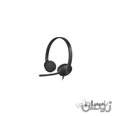هدست دوگوش USB لاجیتک Logitech H340
