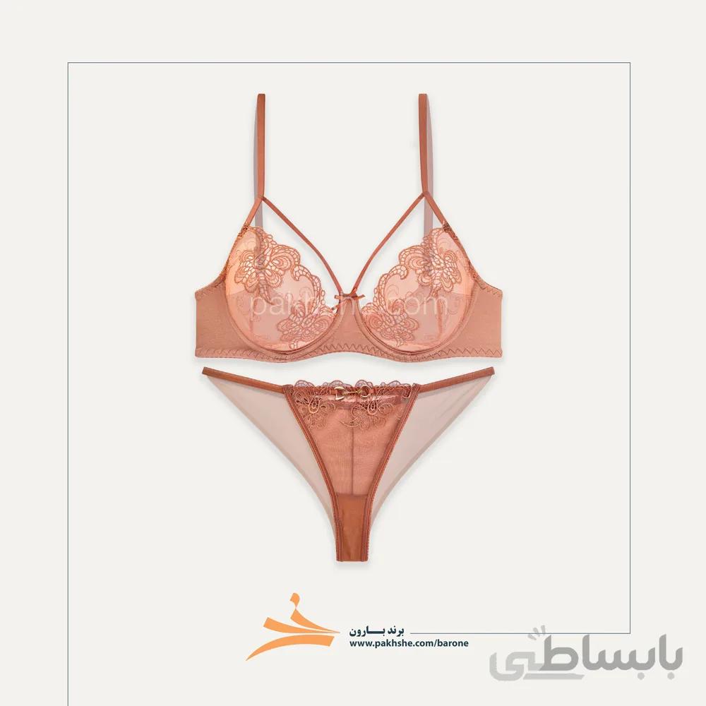 ست شورت و سوتین هارنس دار برند بارون کد F2002