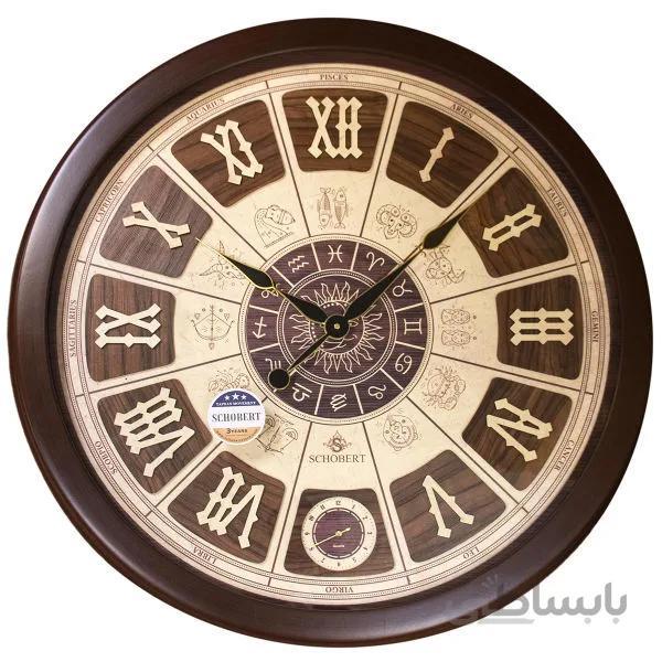 ساعت دیواری چوبی شوبرت کد 6789