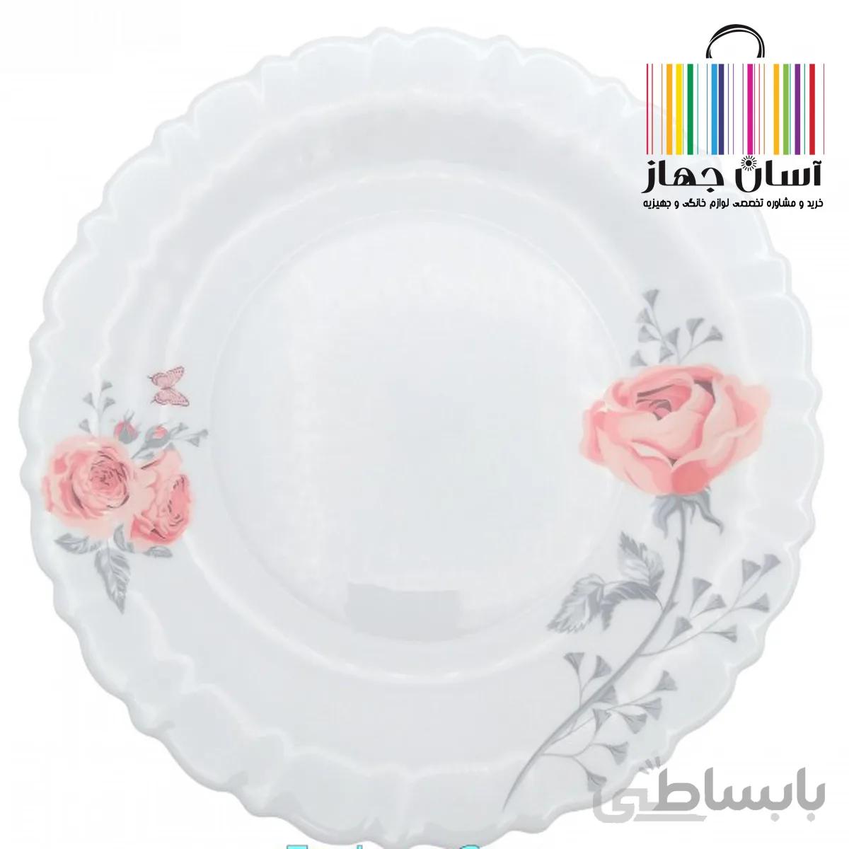 سرویس غذا خوری 28 پارچه پارس اپال طرح مانلی 300