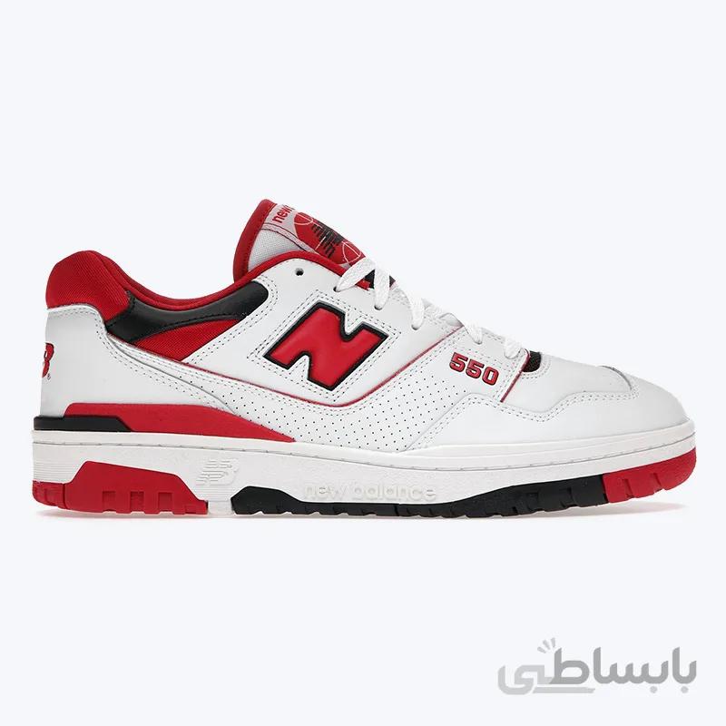 کفش نیوبالانس 550 New Balance 550 White Red
