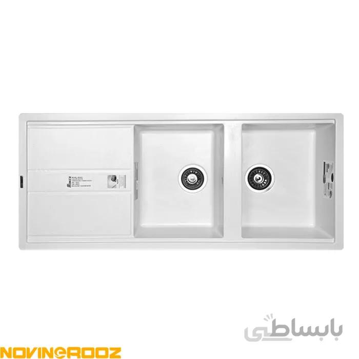 سینک گرانیتی بیمکث مدل۰۰۱ خاکستری