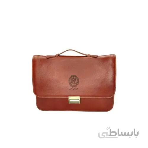 کیف کلاسوری چرم طبیعی دسته دار