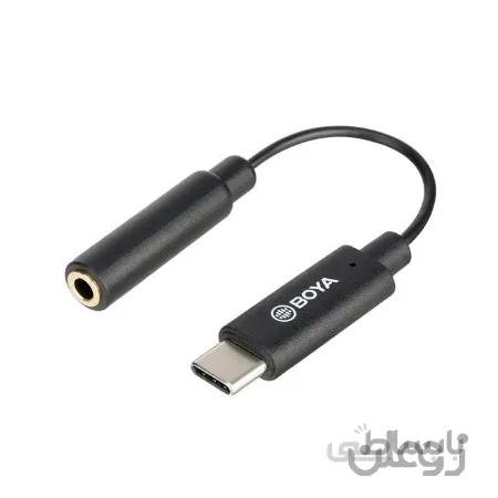 تبدیل جک 3.5mm به USB-C مدل Boya BY-K4