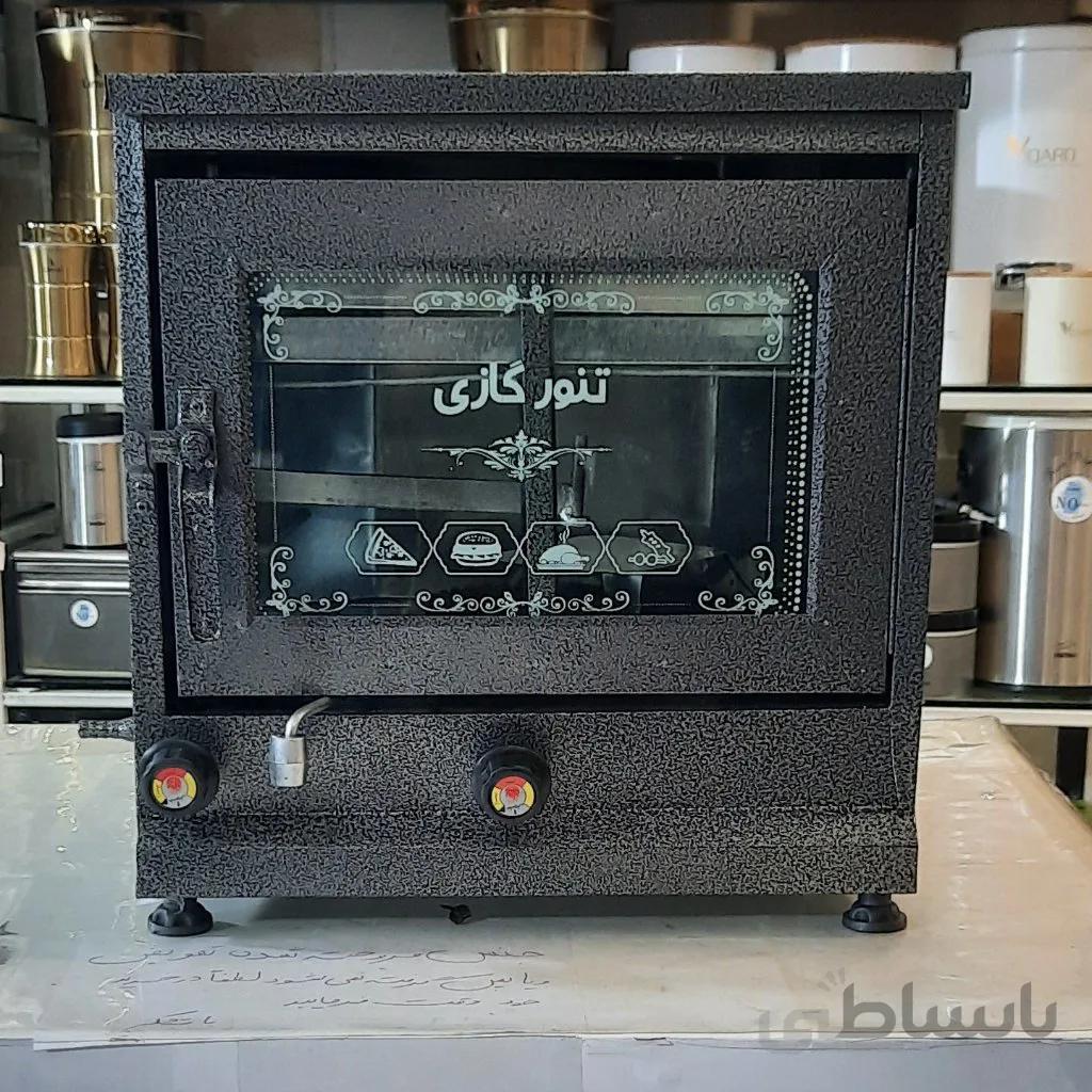 تنور گازی استاتیک متوسط جوجه گردان دار