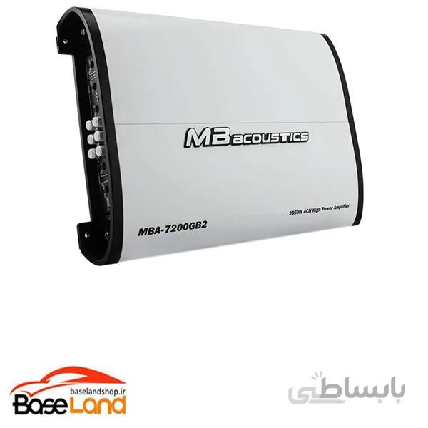 MB acoustics MBA-7200GB2 آمپلی چهار کانال