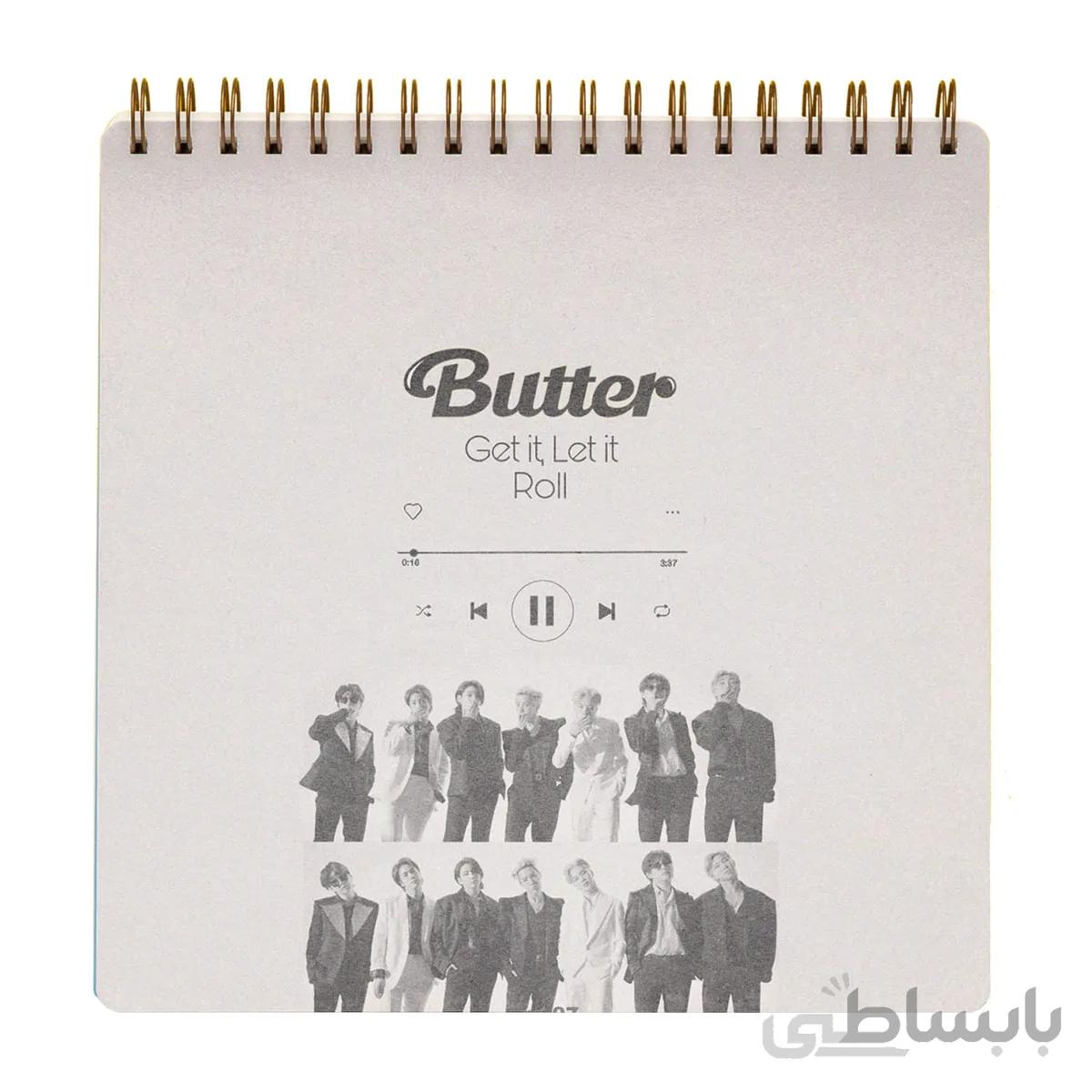 دفترچه يادداشت bts butter کد 4005