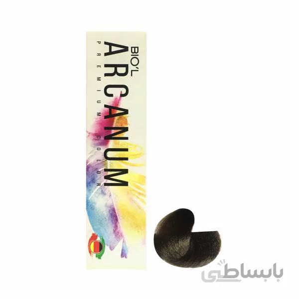 رنگ مو آرکانوم قهوه ای روشن شماره 5.0