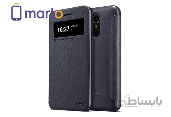 کیف نیلکین سری اسپارکل NEW LEATHER مناسب برای گوشی ال جی K10 2017 ا Nillkin Sparkle Series New Leather case for LG K10 (2017)