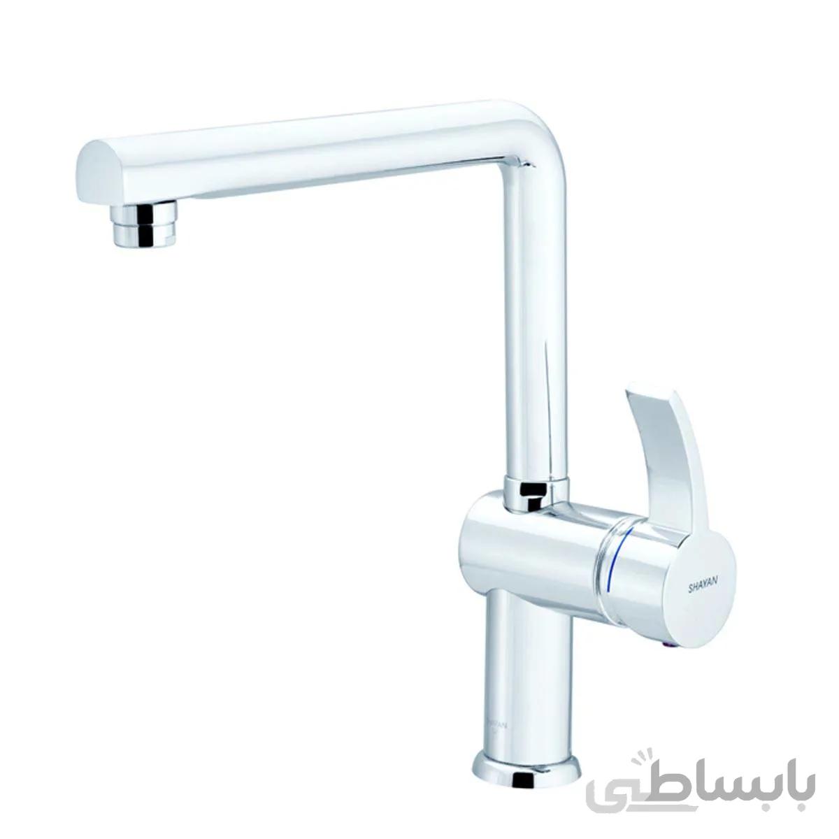 شیر آشپزخانه ثابت رز 2 کروم شایان ا Roz 2 Chrome Fix Kitchen