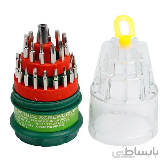 پیچ گوشتی همه کاره استوانه ای XR TOOLS