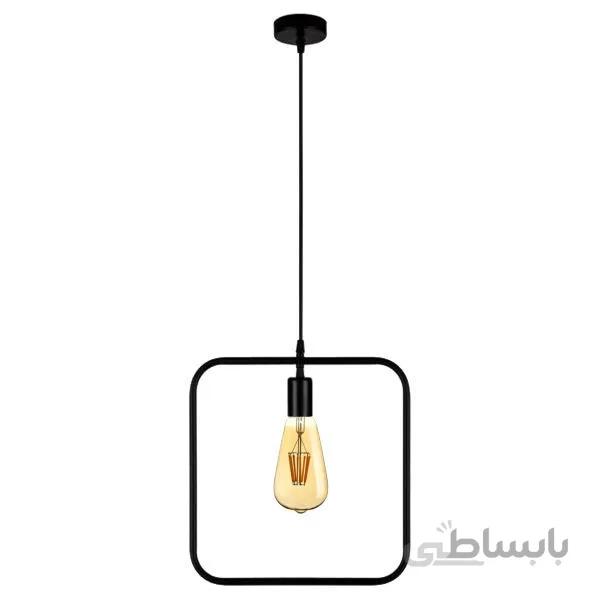 چراغ آویز هندسی مربع