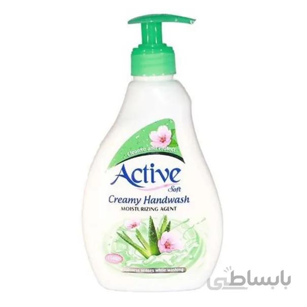 مایع دستشویی کرمی آلئوورا ۳۵۰ گرمی اکتیو
