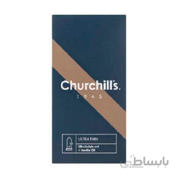 کاندوم چرچیلز مدل ultra thin بسته 12 عددی