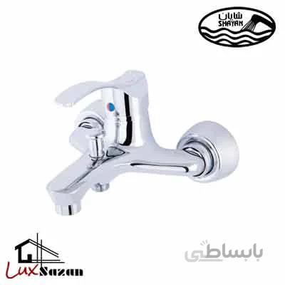 شیر حمام مروارید کروم شایان ا Morvarid Chrome Bath