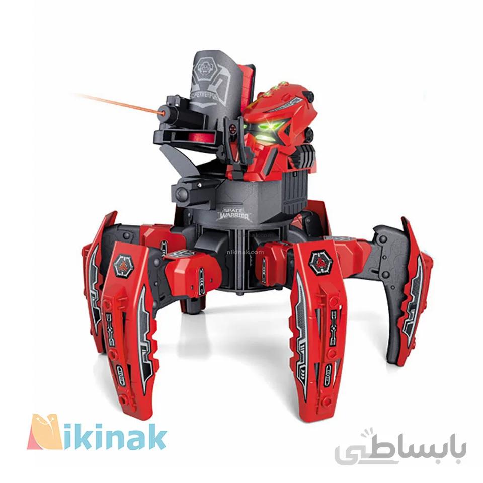 ربات کنترلی هشت پا با قابلیت پرتاب تیر
