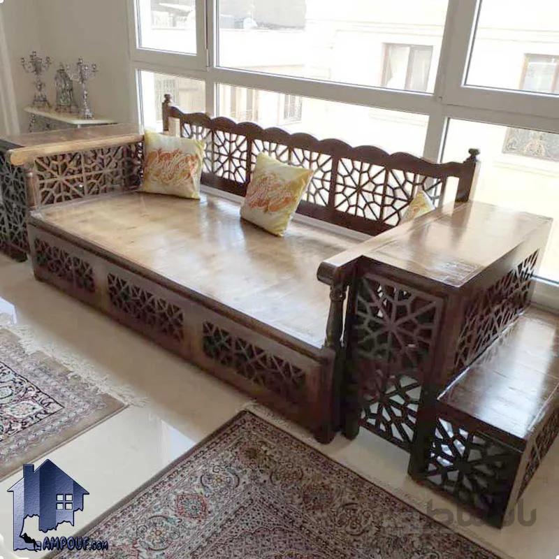 تخت سهنفره پلهای 160*60 مدل TRK104