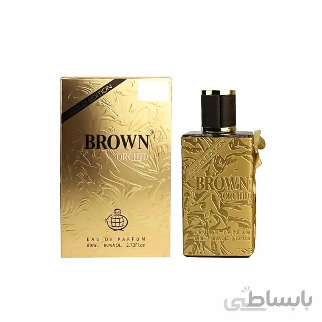 فراگرنس ورد براوون ارکید گلد BROWN ORCHID gold edition حجم ۸۰ میل