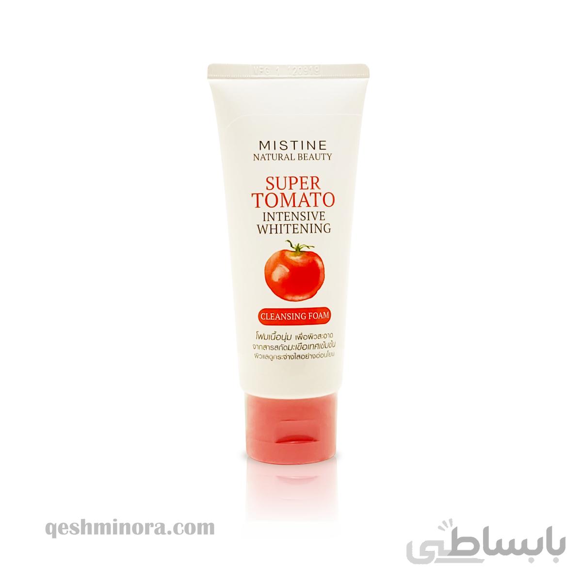 فیس واش گوجه فرنگی میستین Mistine super tomato cleansing foam
