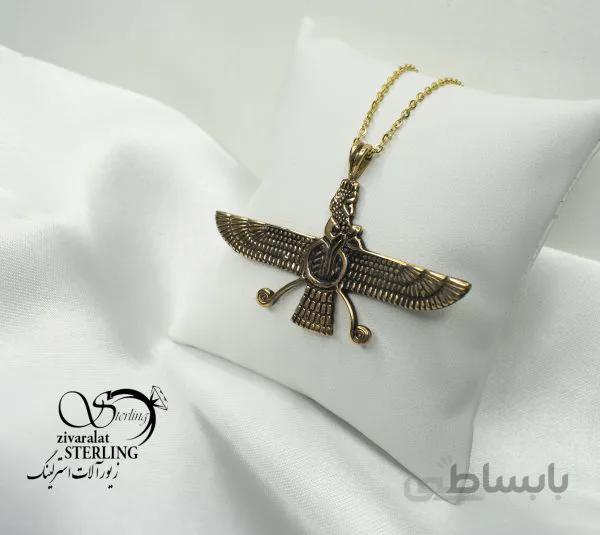 گردنبند فروهر طلا روس