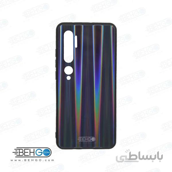 قاب گوشی ردمی نوت 10 پرو کاور ردمی نوت 10 شیائومی Xiaomi Redmi Note10 Pro لیزری رنگی محافظ قاب ردمی نوت 10پرو شیائومی Tempered Glass Laser Case Xiaomi Redmi Note10/Note 10 Pro