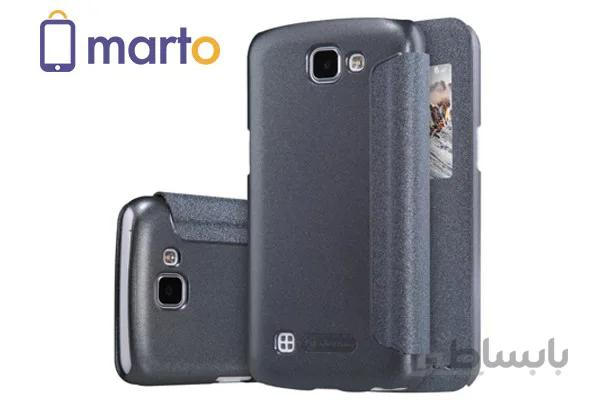 کیف نیلکین سری اسپارکل NEW LEATHER مناسب برای گوشی ال جی K4 ا Nillkin Sparkle Series New Leather case for LG K4