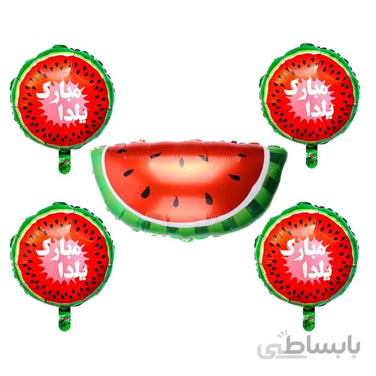 ست بادکنک 5 تکه یلدا مدل STY239
