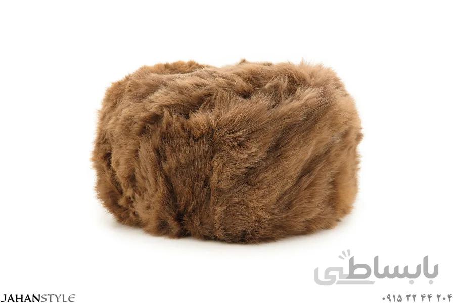 کلاه روسی خزدار پوست طبیعی خرگوش