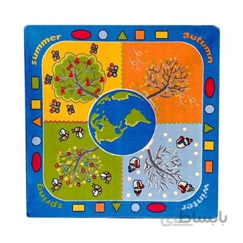 فرش اتاق کودک Confetti طرح آموزش چهار فصل کد 3750004