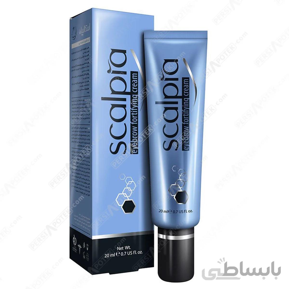 کرم تقویت کننده ابرو Scalpia ا Scalpia Eyebrow Fortifying Cream 20ml