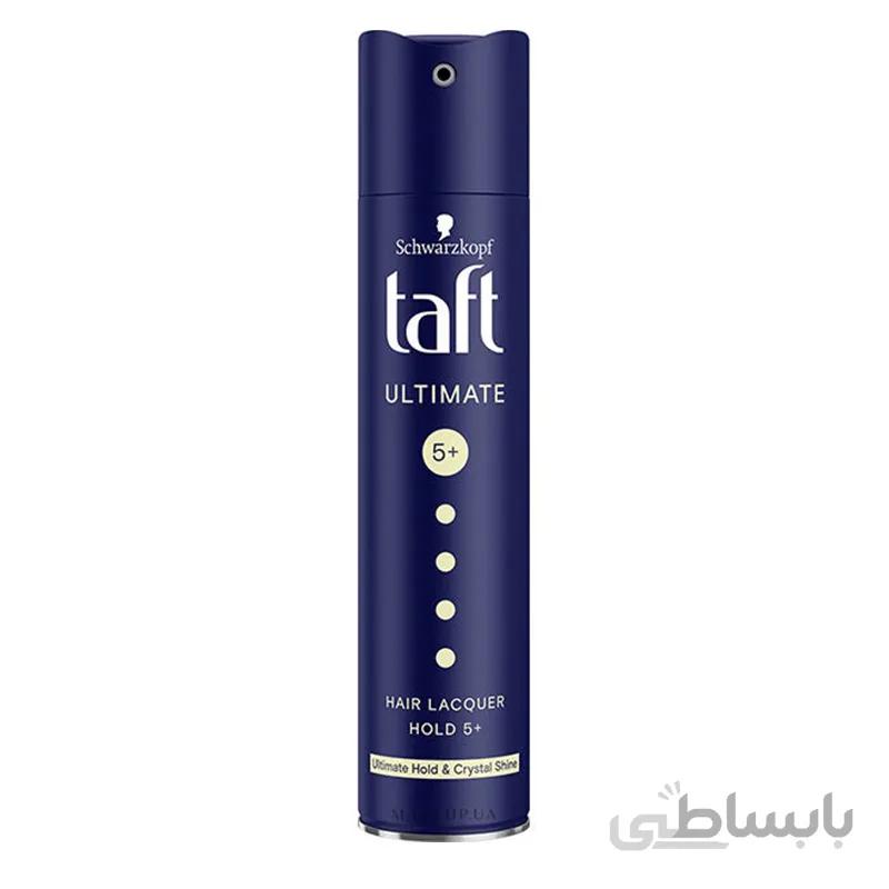 اسپری مو مدل التیمات 5+ تافت حجم 250 میل ا +Ultimate 5 Hair Spray Taft