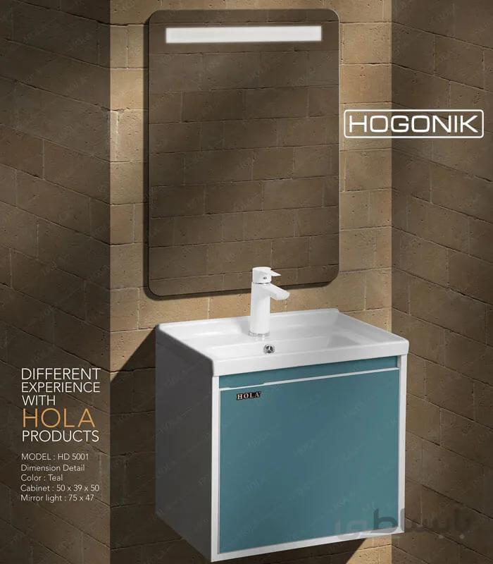 روشویی کابینتی هُلا HD5001 آبی درباری