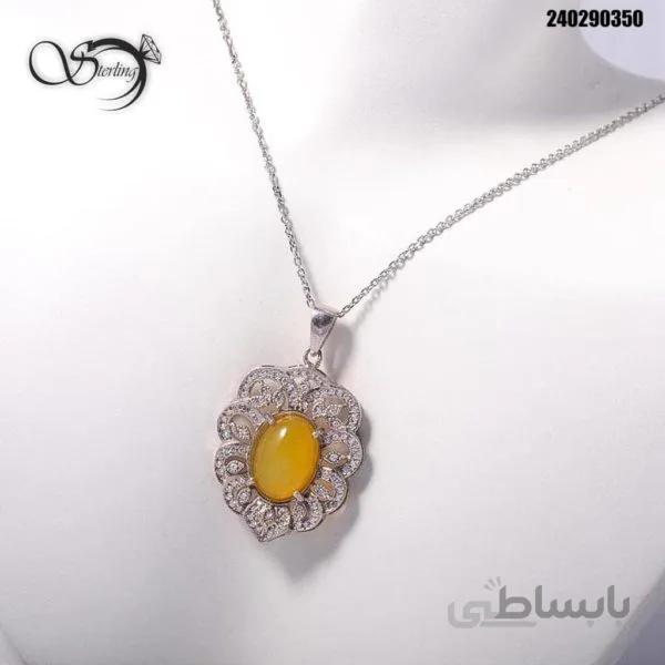 گردنبند نقره شرف الشمس زیبا کد:۱۲۴۳