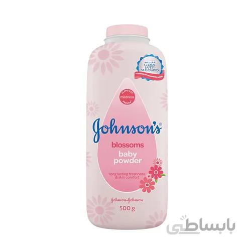 پودر بچه جانسون johnson مدل Blossoms وزن 500 گرم
