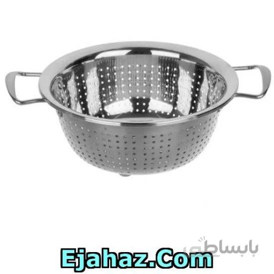 آبکش استیل یونیک دسته دار سایز 24