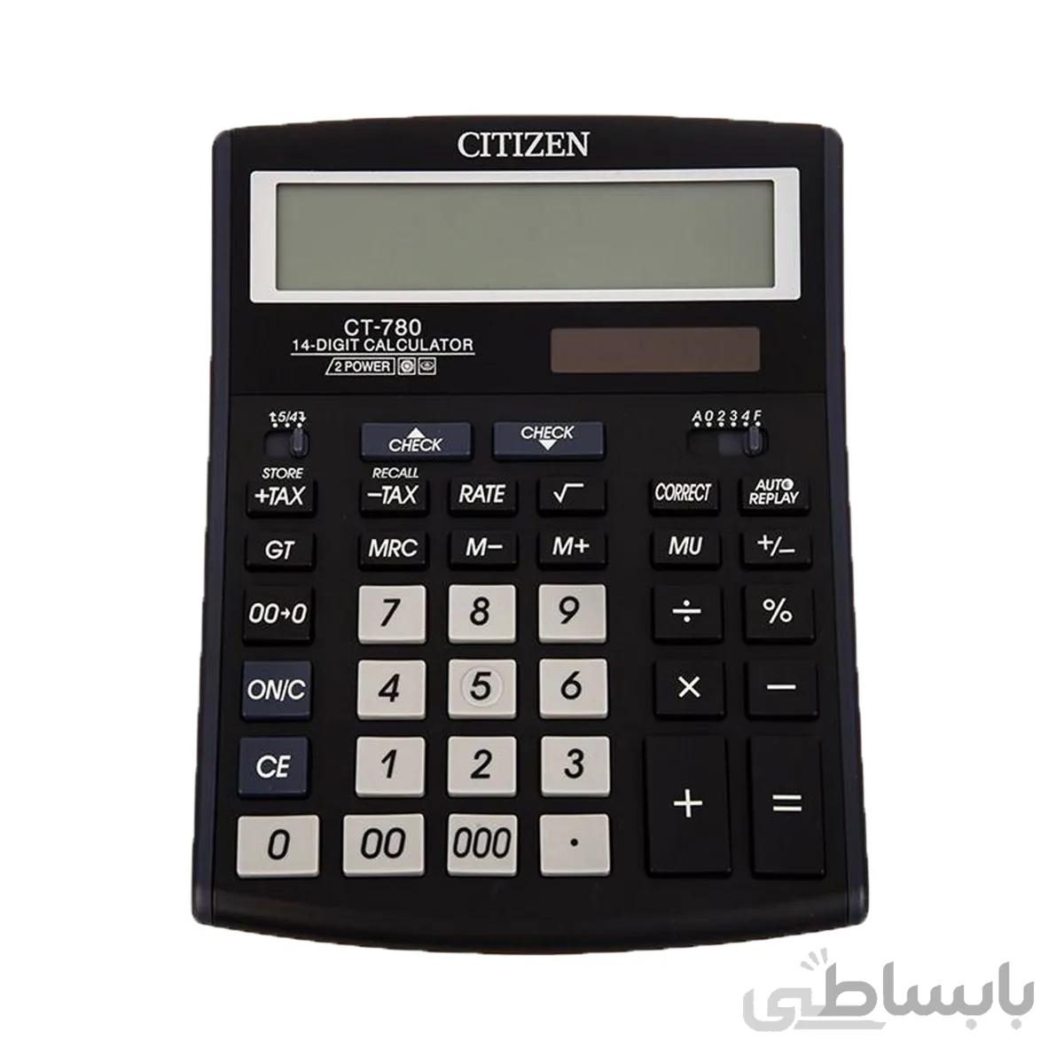 ماشین حساب سیتیزن مدل CT-780 ا Citizen CT-780 Calculator