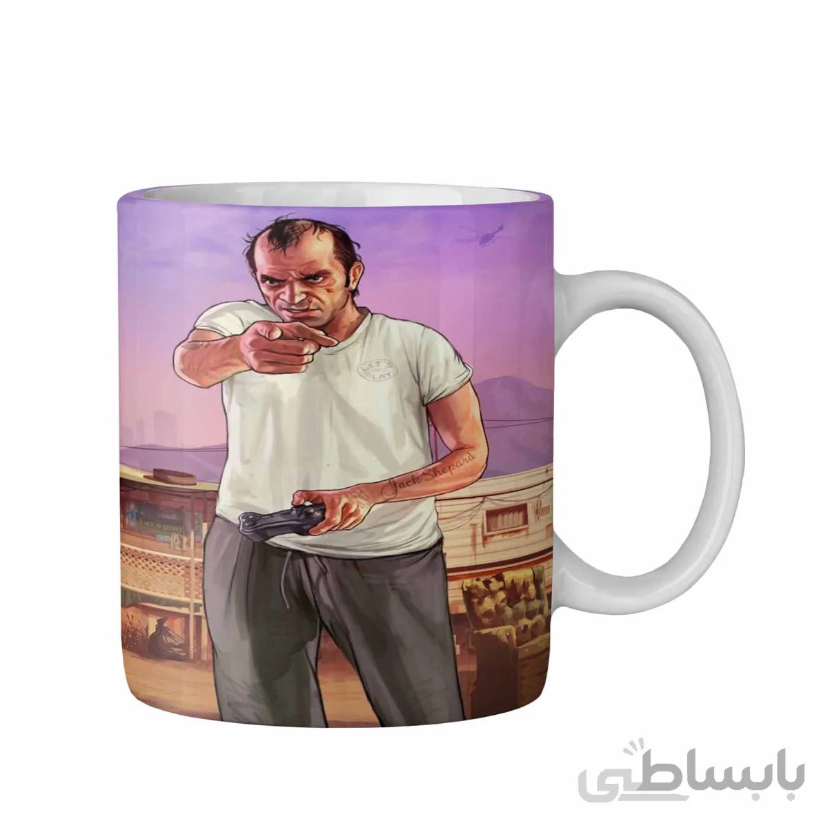 ماگ طرح بازی جی تی ای وی GTA V-کپی-کپی