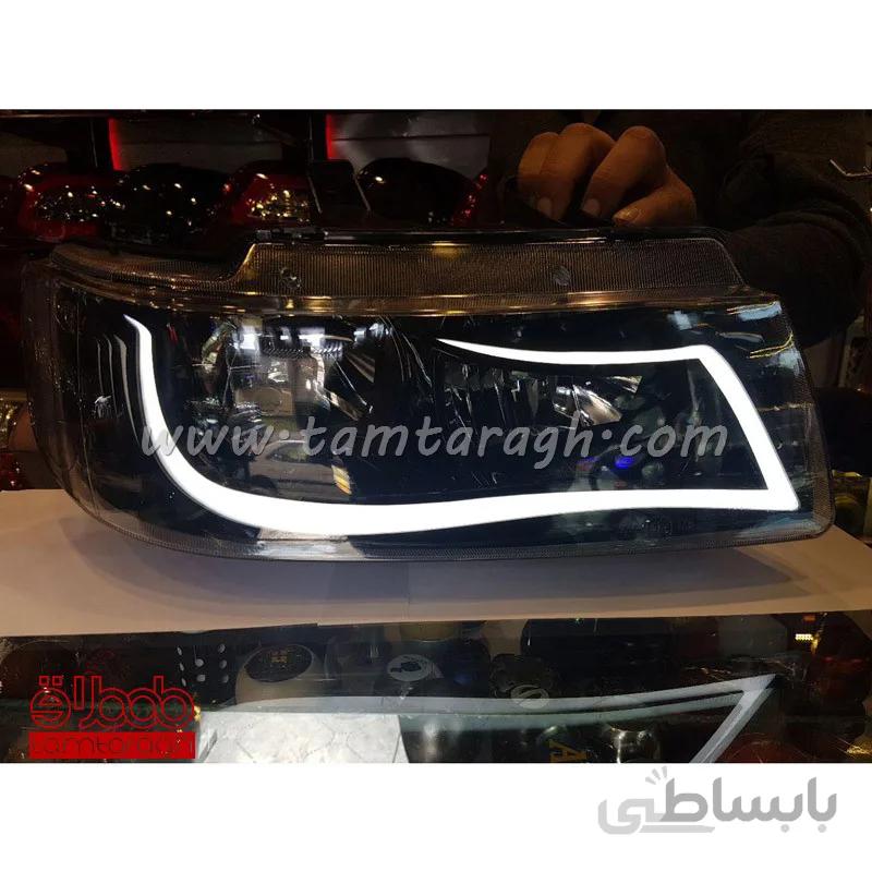 چراغ اسپرت جلو (بلوری) سمند طرح آکورد