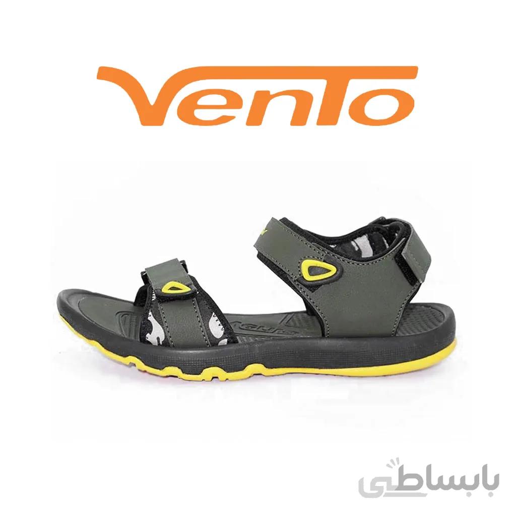 صندل ونتو زیره زرد اس‌دی-9744 – Vento Sandals SD-9744 Khaki Yellow