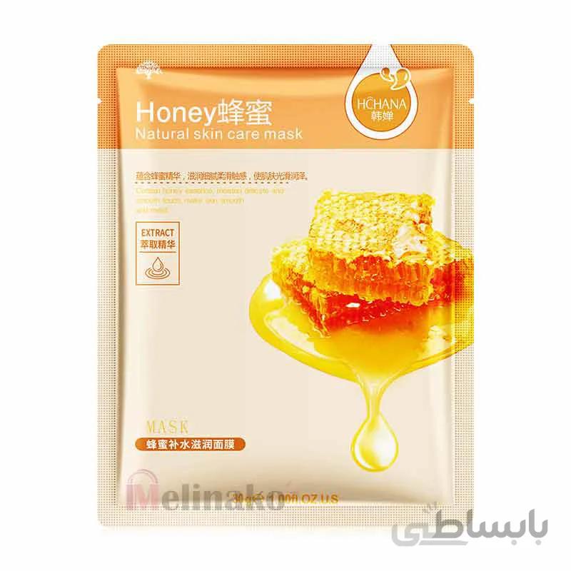 ماسک صورت عسل رورک مدل hchana honey natural skin care mask حجم 30گرم