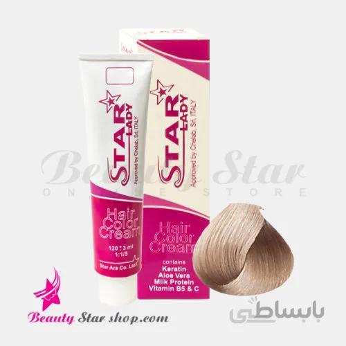 رنگ موی بلوند خاکستری خیلی روشن شماره 9.1 استارليدی حجم 120 ميلی لیتر