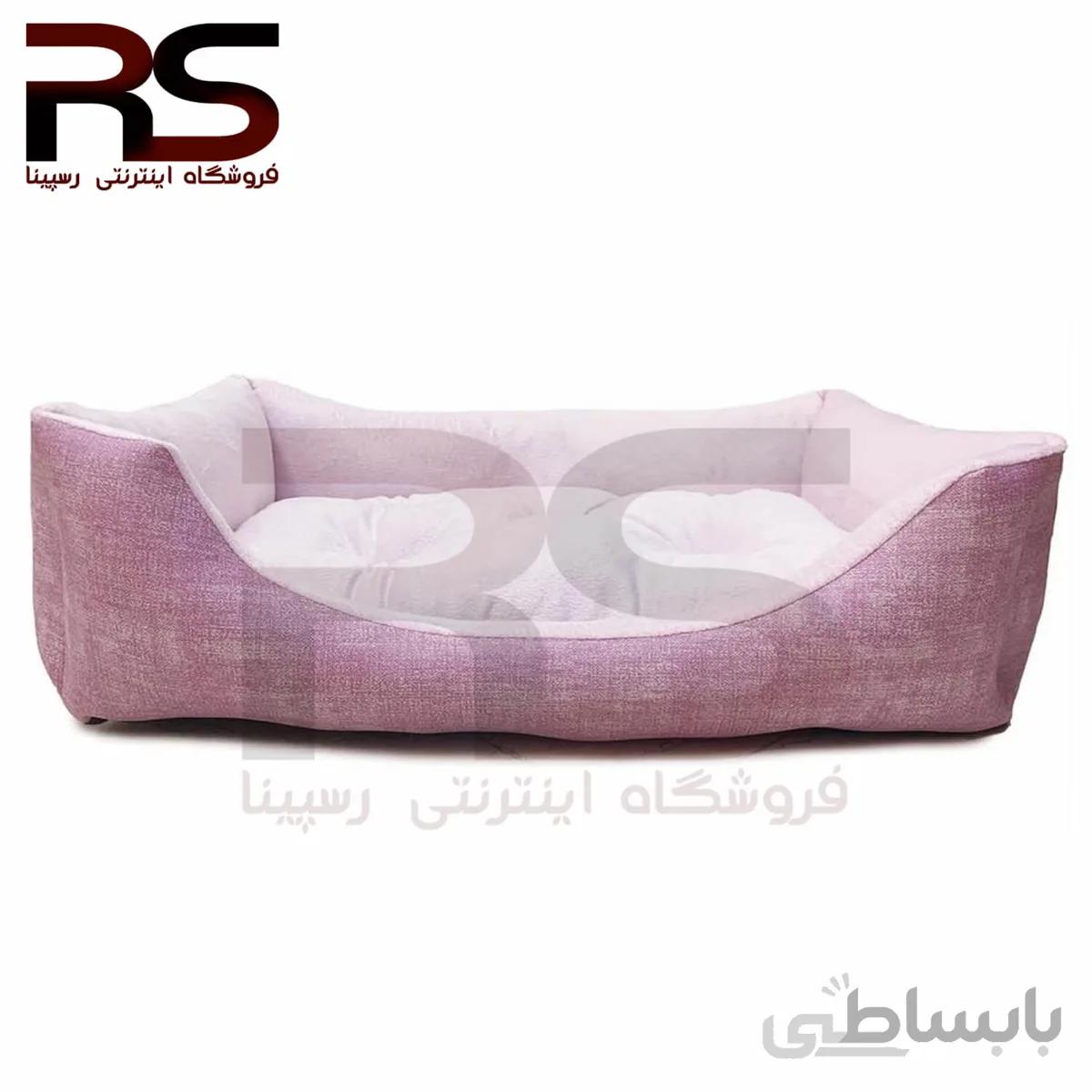 تشک سگ و گربه مدل موکا رنگ صورتی سایز 40X60