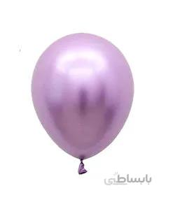 بادکنک کروم یاسی سایز 12 اینچ